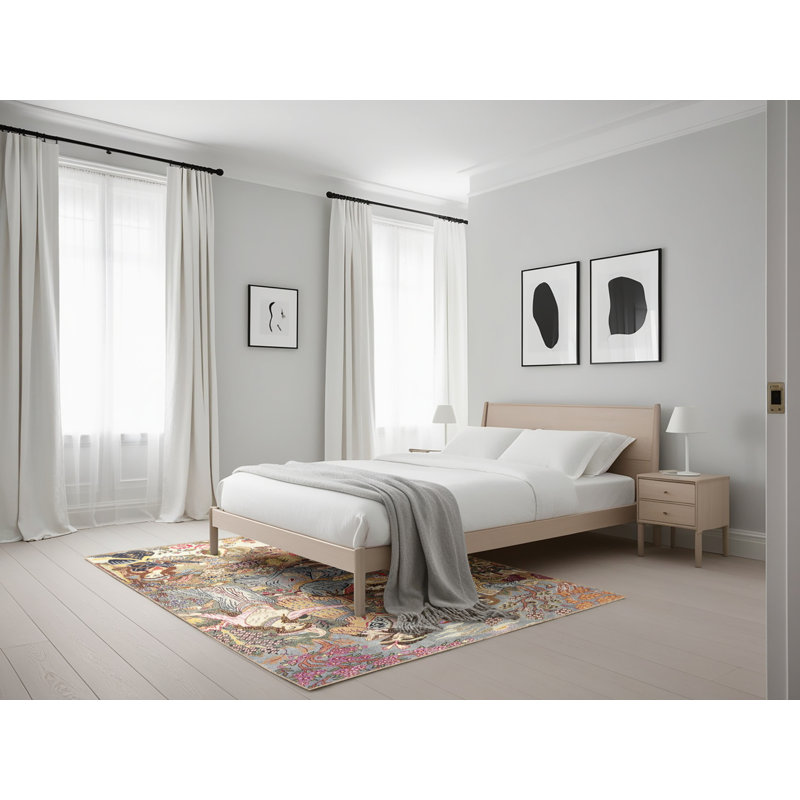 Ikuko Indoor Rug, Rectangle 5' x 7'