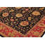 Tapis oriental noir / rouge en laine noué à la main 8 pi 9 po x 11 pi 11 po Dorn