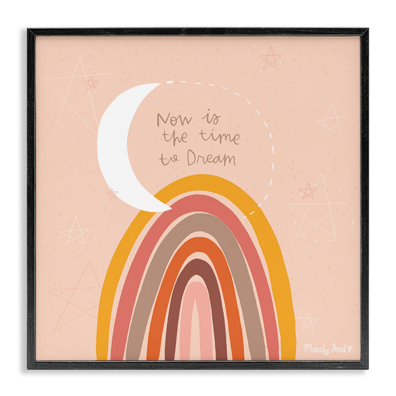 «Now Is The Time To Dream», estampe numérique, design par Mandy Ford Art + Illustration, H 12 po x l 12 po