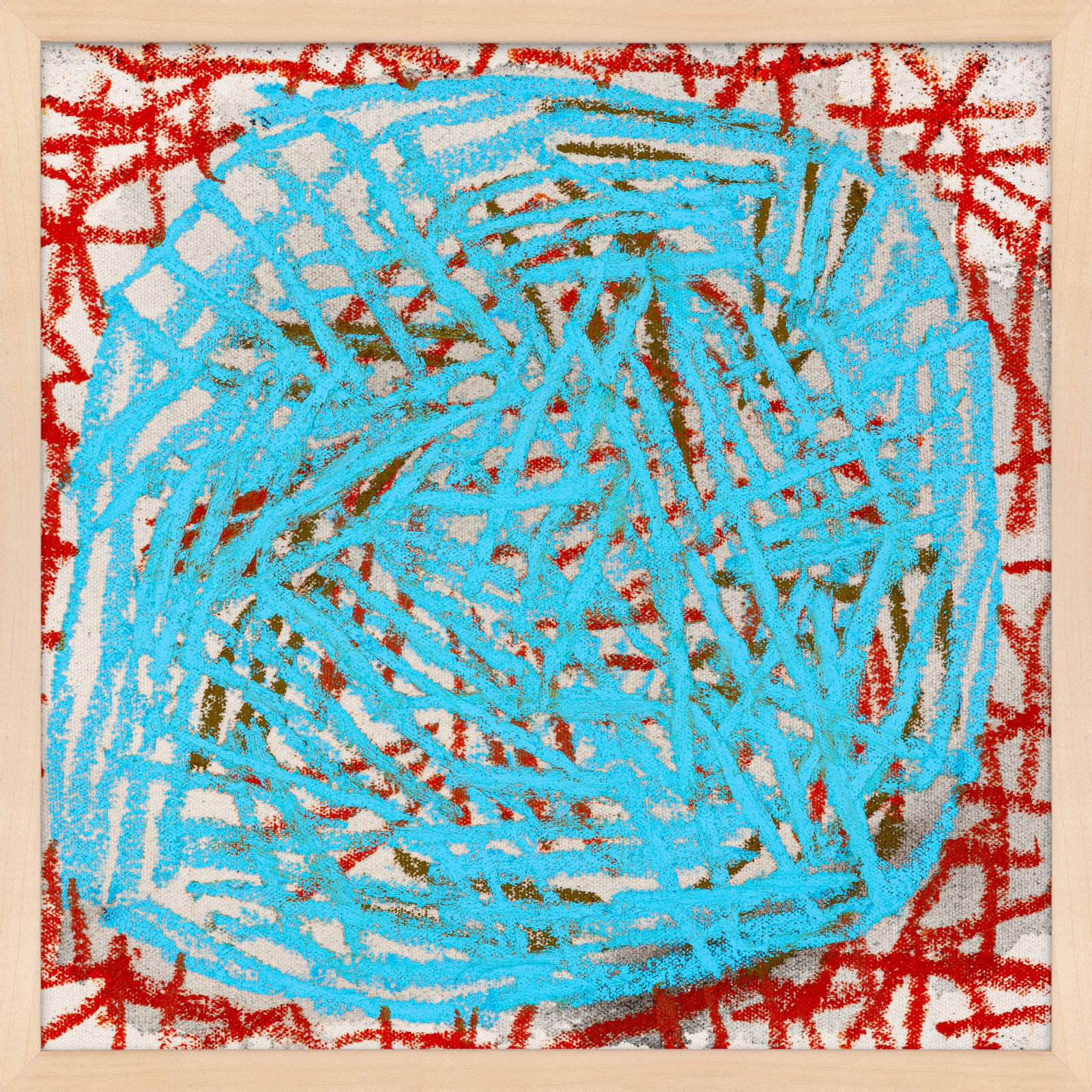 Dreya "Robins Nest" Print by Stephanie Dennis, 16" H x 16" W  x 1.25" D, Maple