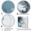 «Blue and Beige Scandinavian Modernity Art I», reproduction d'art sur toile-770384860-803140965