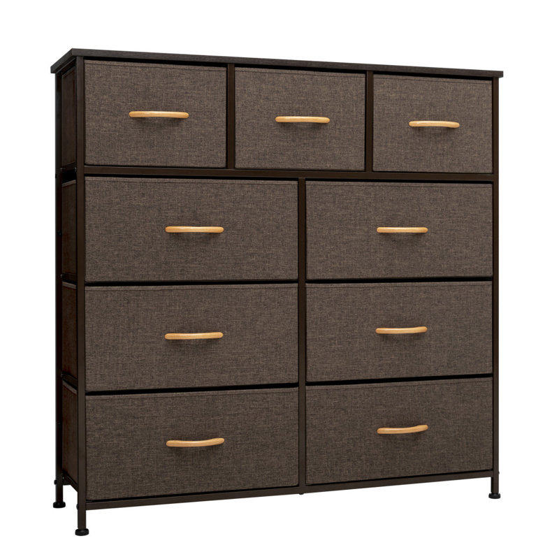 9 Drawer Storage Drawer, Brown
