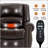 Power Lift Recliner Chair Heat Massage Dual Motor Infinite Position Up to 350 LBS, Genuine Leather-667835842