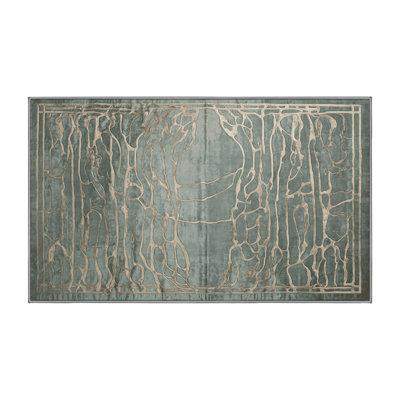 Tapis brun lavable à la machine