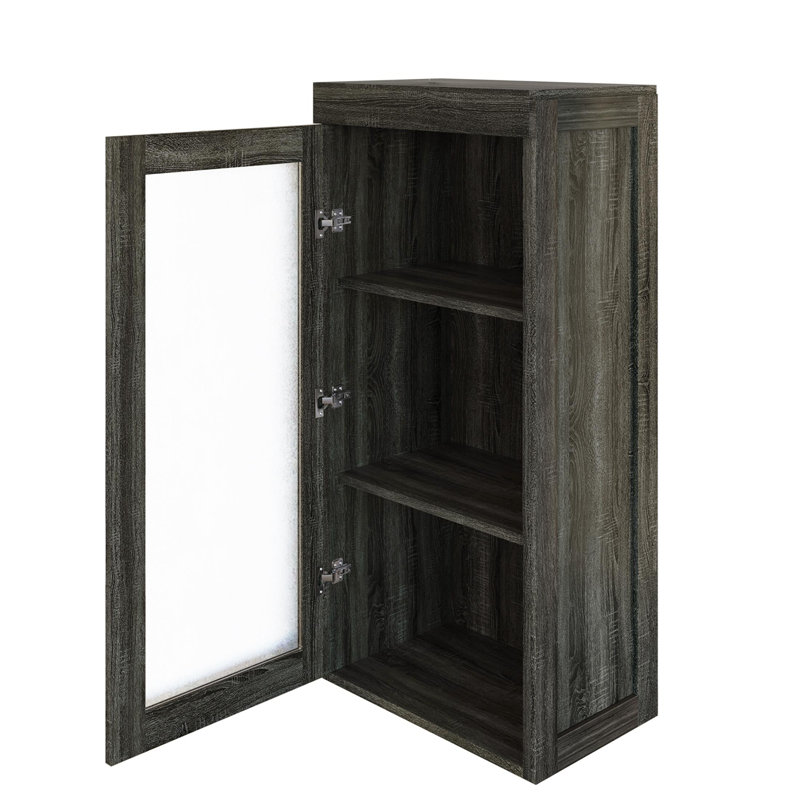 Armoire à portes en gris foncé, Gris foncé