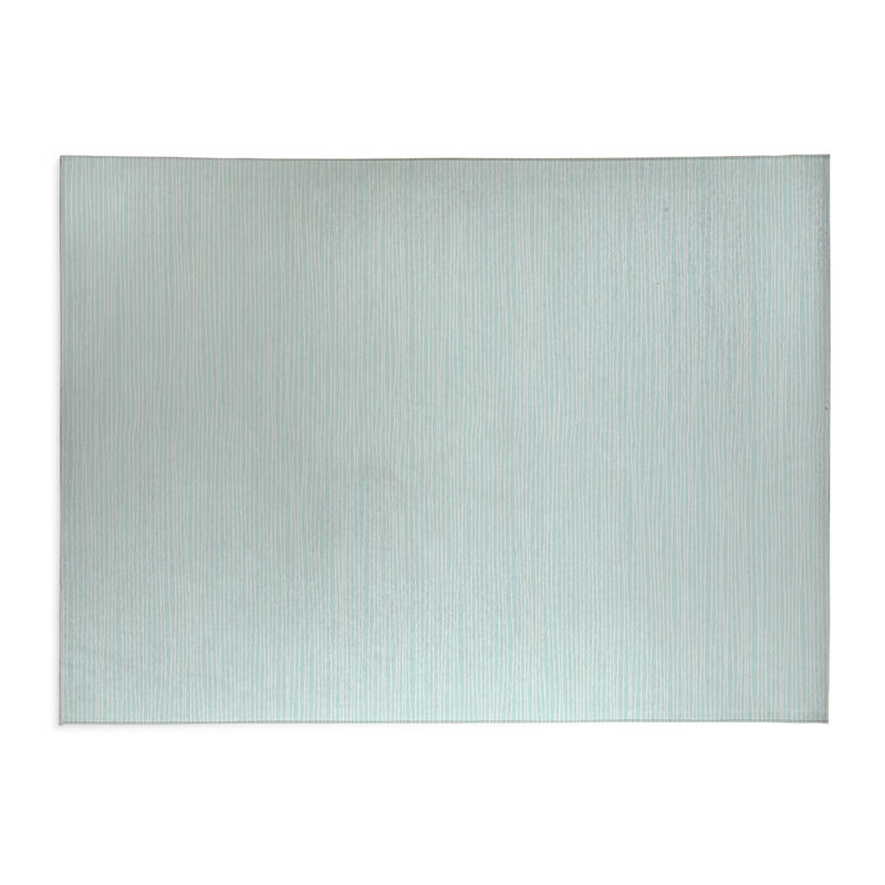 Eric Lightweight Non-Slip Kitchen Mat, Light Blue, Rectangle 2' x 3'