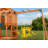 Timber Valley Swing Set with Wooden Roof-42309493-42325068