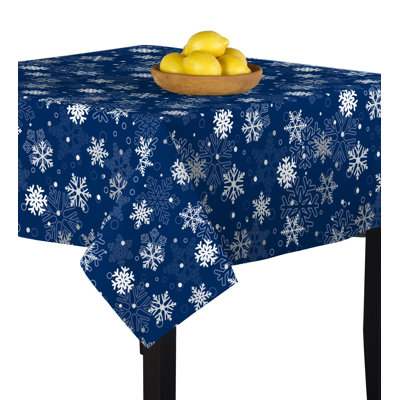 Corey-Jaidan Snowflakes Tablecloth
