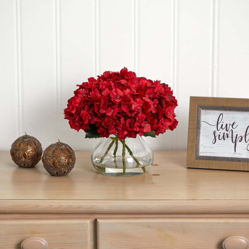 Hydrangea Arrangement in Vase