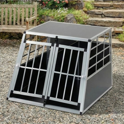 Dog Cage with Aluminium frame one lockable door