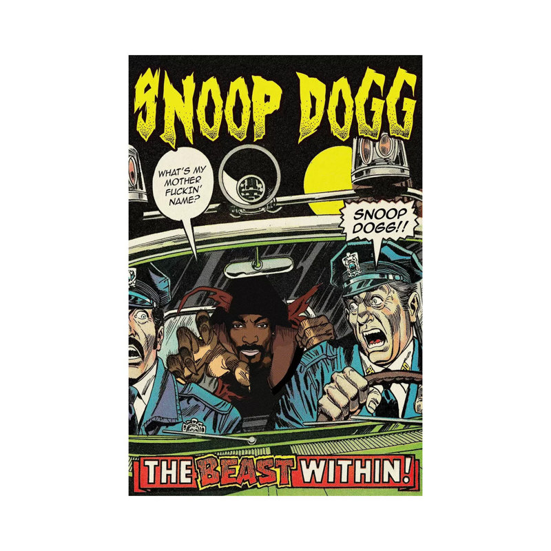 Snoop Dogg by Ads Libitum - Wrapped Canvas Gallery-Wrapped Canvas Giclée, 20.32 cm H x 30.48 cm W
