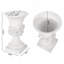 Urne de jardin durable MGO avec design classique, parfaite pour rehausser le décor intérieur et extérieur.-1639181278