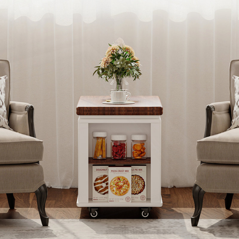 Table basse moderne et multifonctionnelle, Blanc
