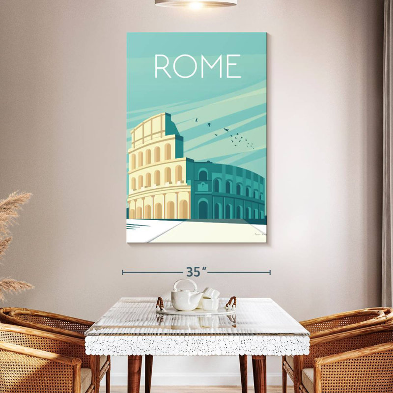 Aime Rome Amphitheatre, 30" H x 20" W