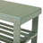Babb Wood Shelves Storage Bench-381882923