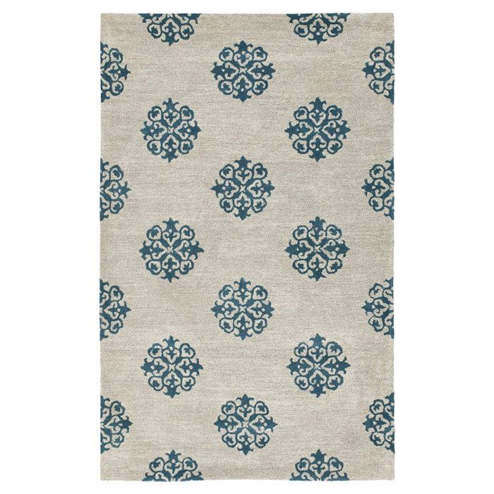 Candelo Hand Tufted Wool Pile Geometric Rug