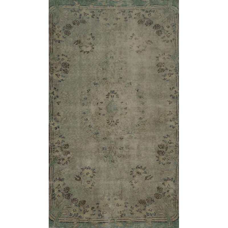 Tapis opulent Tranquility Anatolian 6 x 9 avec accents floraux