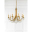 Lustre classique / traditionnel à 8 lumières de style bougie avec détails en cristal Mahone-751098505-688027647-688027646