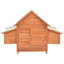 Brashear Chicken Coop 150x96x110 cm Solid Firwood-64837140
