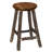 Fireside Lodge Hickory Log Counter Stool - Wood Seat - Cinnamon - Standard-637119702