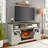 60 Inch Electric Fireplace Entertainment Center With Door Sensor