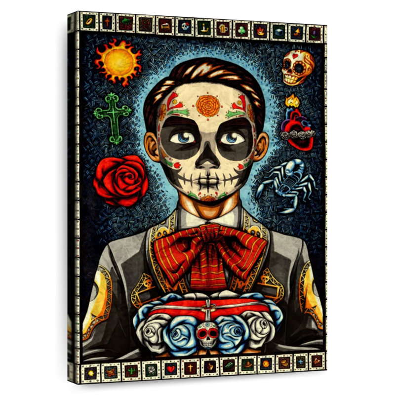 Lelend Muerto, 24" H x 16" W