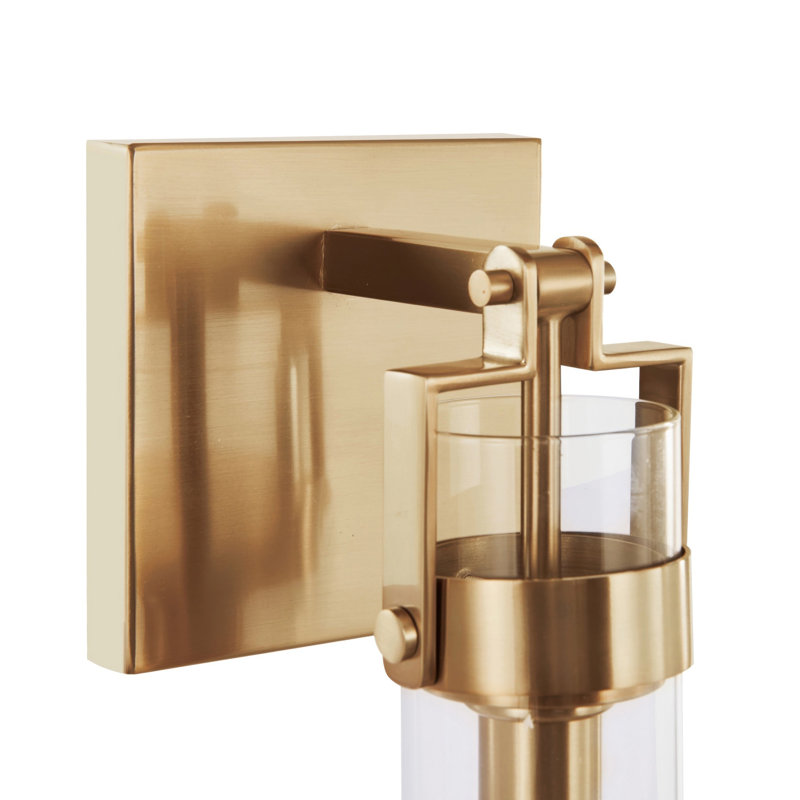 Applique murale industrielle Foxwich, Brushed Brass