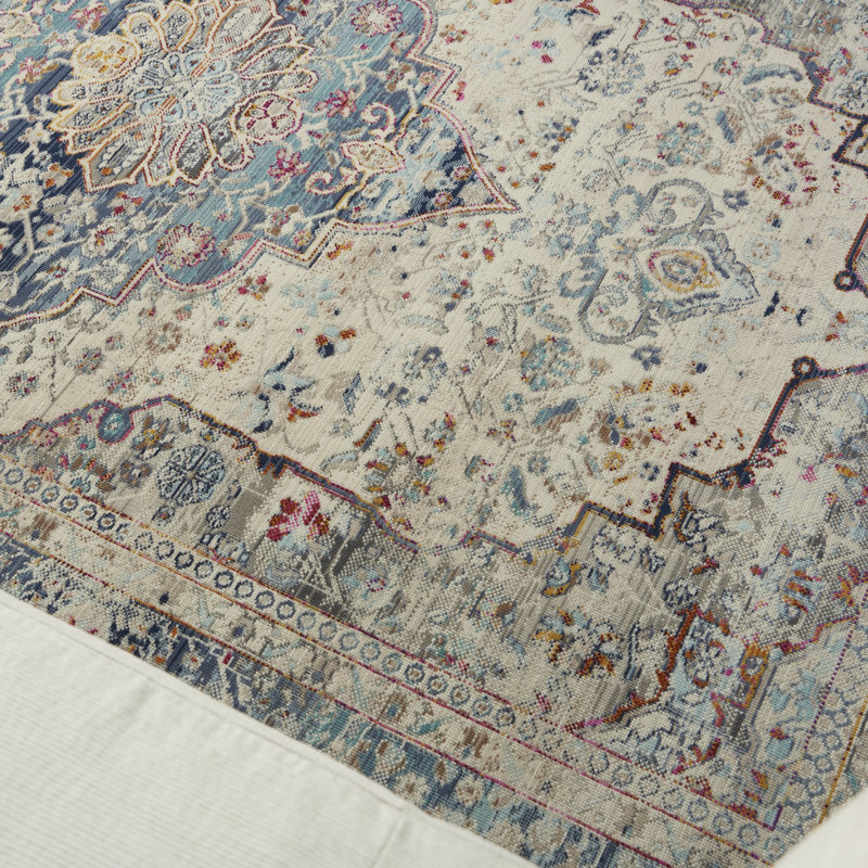 Neve Oriental Area Rug, Rectangle 61 x 115cm