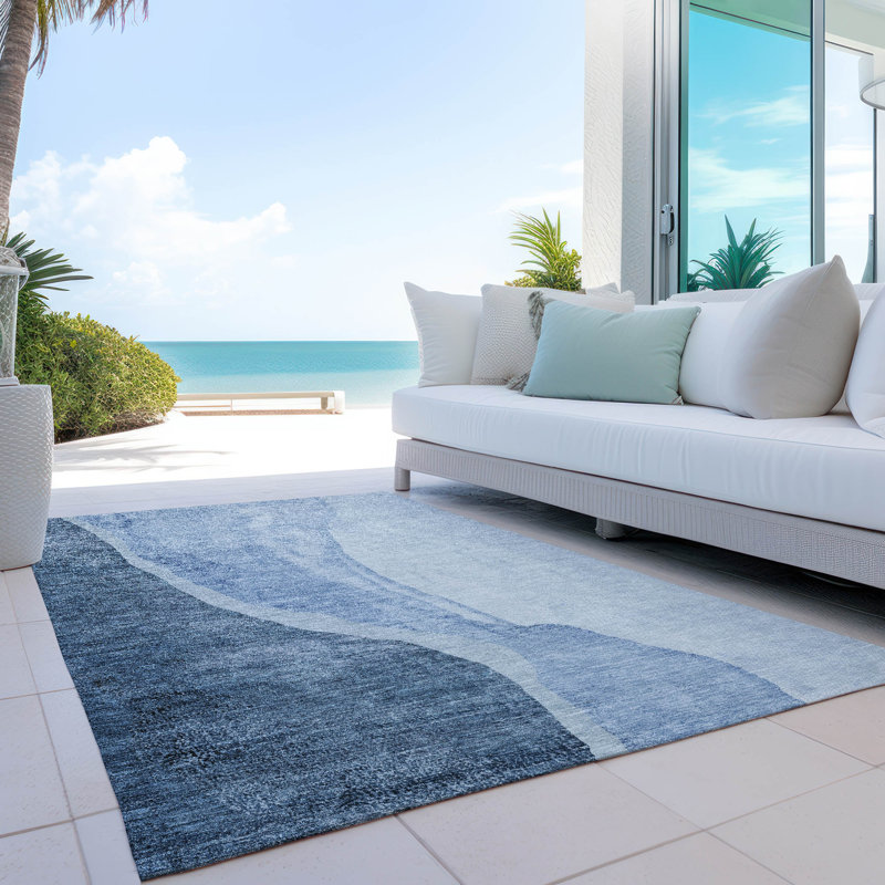 Tapis intérieur / extérieur Charlsea avec envers antidérapant, Rectangle 5 pi x 7 pi 6 po