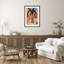 «Oksana Floral Still Life No 3» par Treechild, impression sur bois encadrée-359322838-359322788