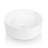 Sinber 18" x 18" x 6.3" White Round Ceramic Countertop Bathroom Vanity Vessel Sink