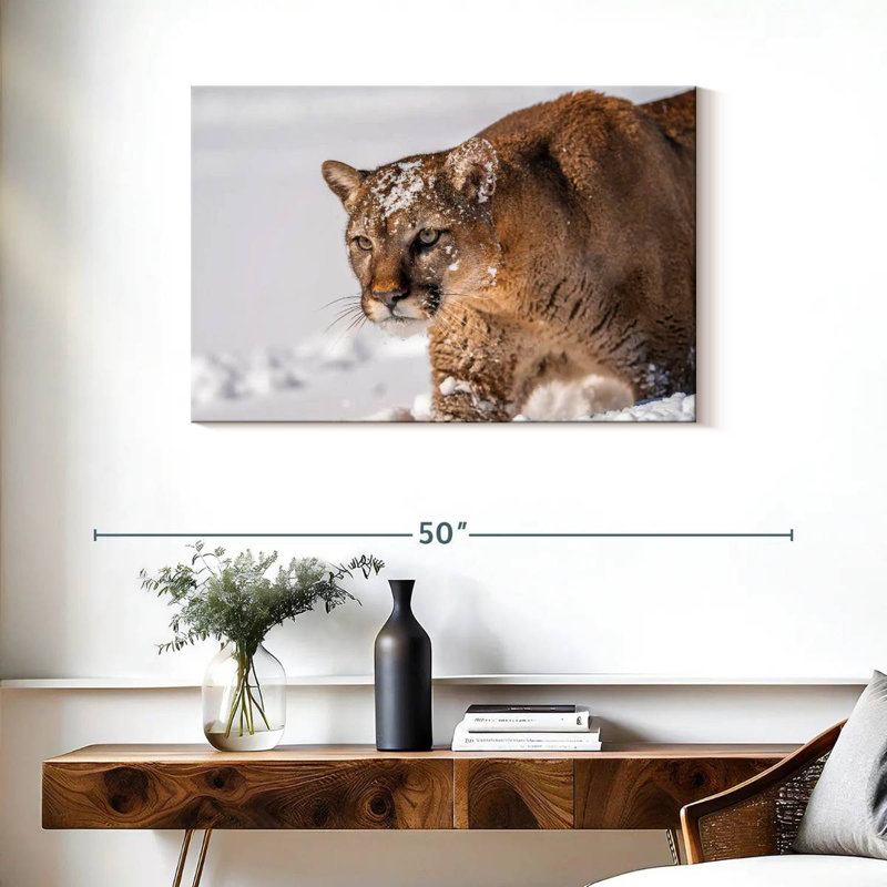 Ronce de lions en hiver, H 24 po x l 36 po