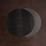 VIDA Snakeskin Reversible Round Placemats