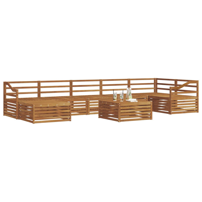404cm Wide Patio Sectional Set