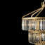 Social Club 15-Light 3-Tier Crystal Pendant