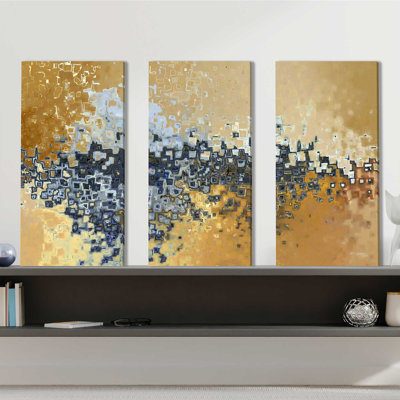 "Philippians 1: 6. God Complétes What He Starts" par Mark Lawrence, ensemble de 3 reproductions de photos sur toiles