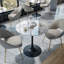 Cleofus Round Metal Base Dining Table-2066672971-2073071967-2074318863