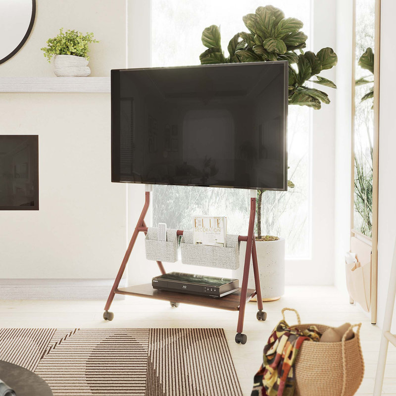 Meuble télé Abigayl, 55" - 78", Noir