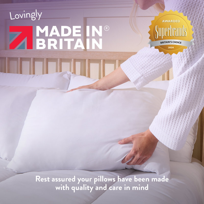 Polyester Super Support Firm Support Pillow (Set of 2) (Set of 2)