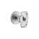 Viaggio Circolo Hammered Texture Rosette Single Dummy with Stella Crystal Knob