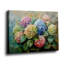 Cadre tendu pastel hydrangée sur toile tendue (ton floral doux) pour un coin douillet-1427551246