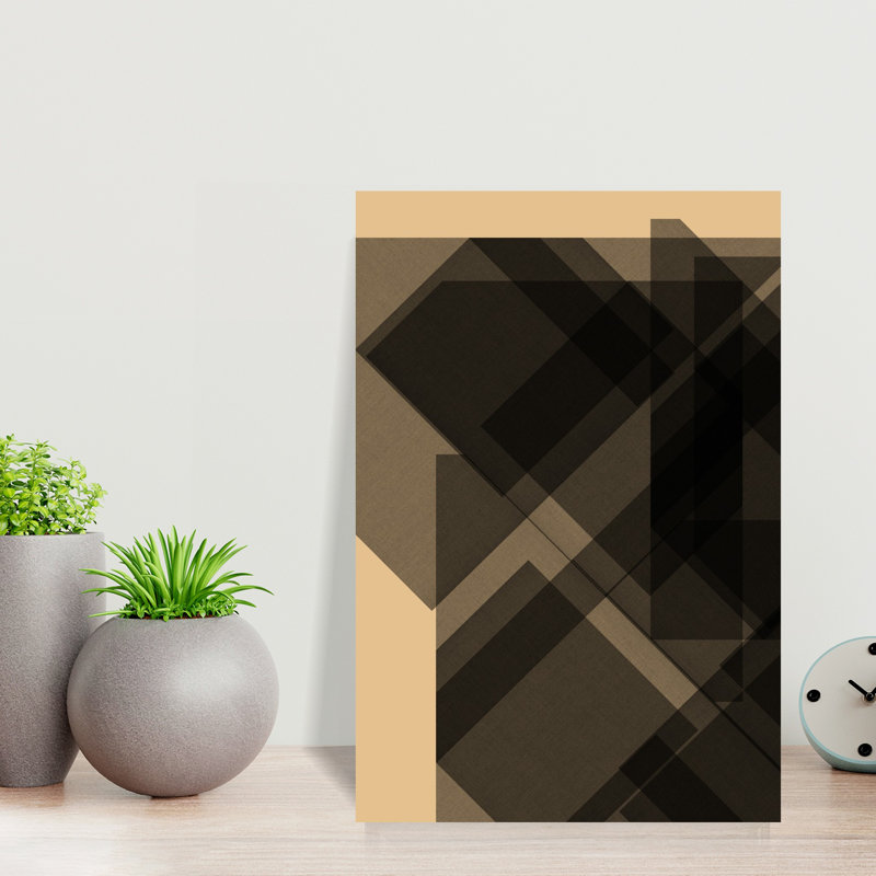 Art contemporain contemporain abstrait, 18" H x 12" W