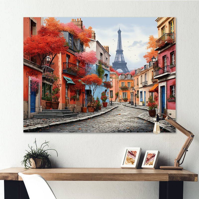City of Paris Montmartre Memories - Reproduction, Toile tendue, H 24 po x l 32 po