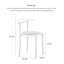 Chaises de salle à manger, chaises à dossier, chaises suspendues-251519088