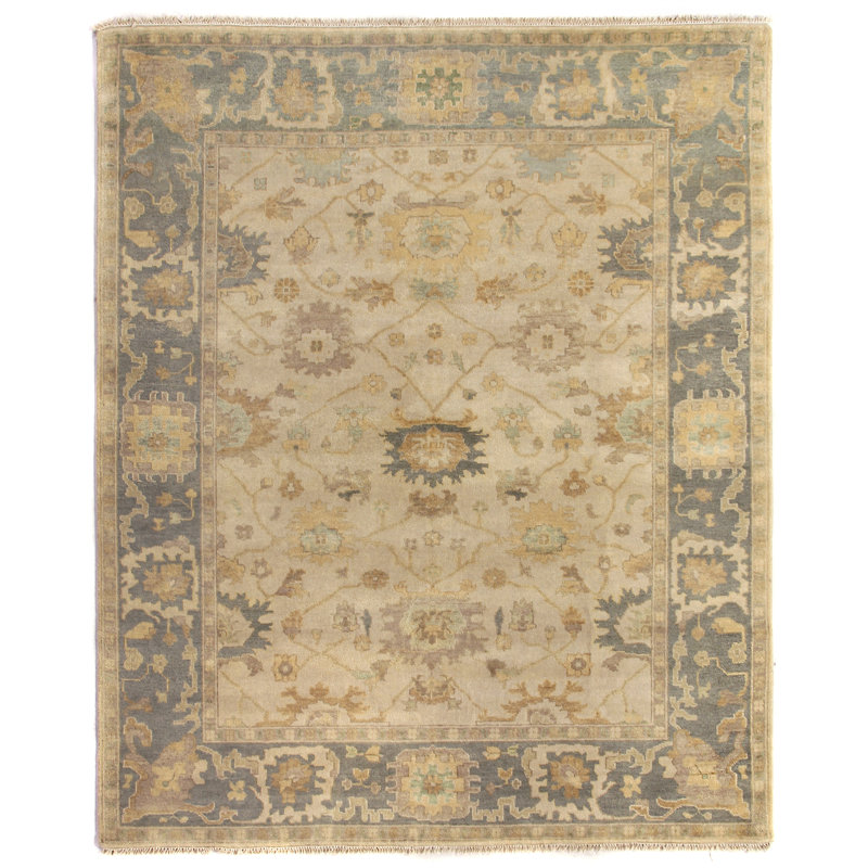 Antique Weave Oushak Wool Oriental Area Rug, Rectangle 14' x 18'