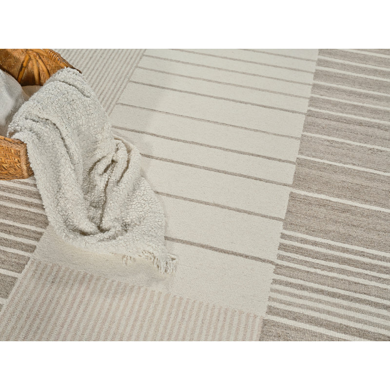 Castine Handmade Geometric Area Rug, Rectangle 10' x 14'