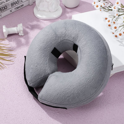 Dog Cone Collar Inflatable Adjustable Size Dog Collar Surgery Dog Protective Collar