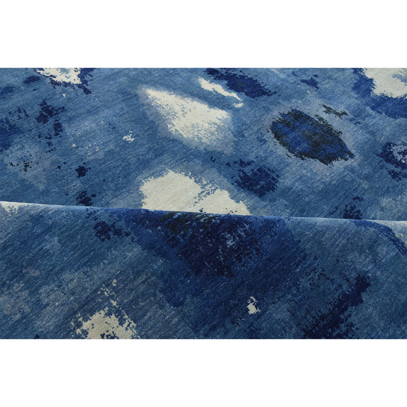 Oriental Hand Knotted Area Rug, Rectangle 10' x 14'