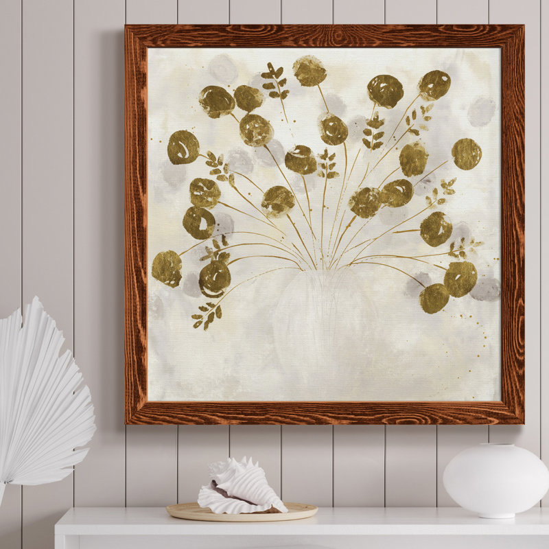 Toile encadrée Golden I Premium - prête à être accrochée, Érable encadré, H 31,5 po x l 31,5 po x P 1,5 po