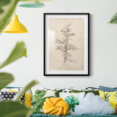 Croquis rétro C - impression encadrée
